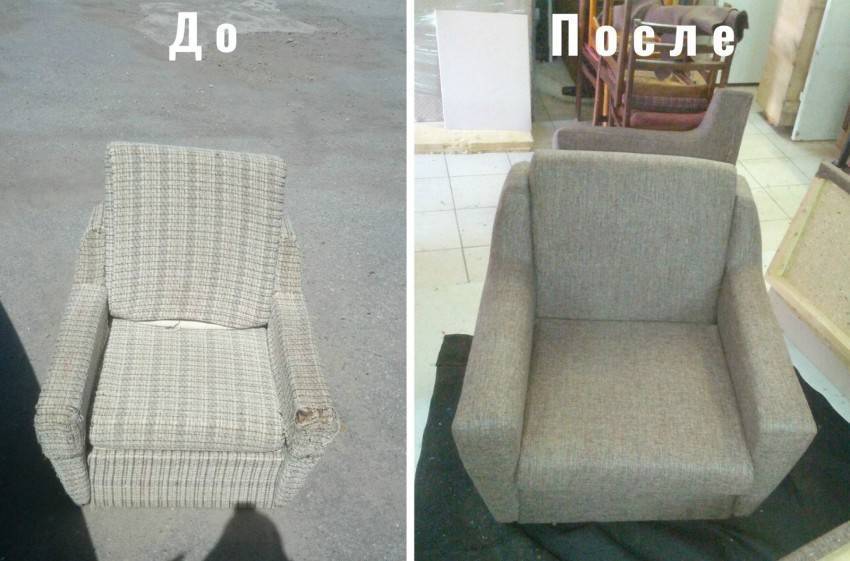 Перетяжка кресла: пошаговая инструкция
