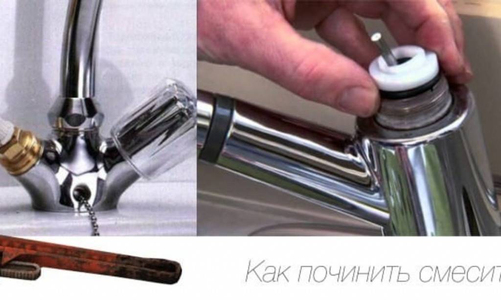 Ремонт кухонного смесителя своими руками: устройство кранов + частые поломки и способы их устранения